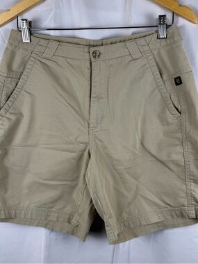 Columbia Beige Hiking Trail Shorts Women’s Size 8 Stretch